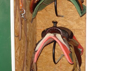 Every horse gets their own tack room!